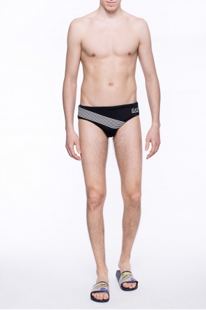 Logo-printed swimming briefs, zdjęcie 2 Logo-printed swimming briefs od EA7 Emporio Armani